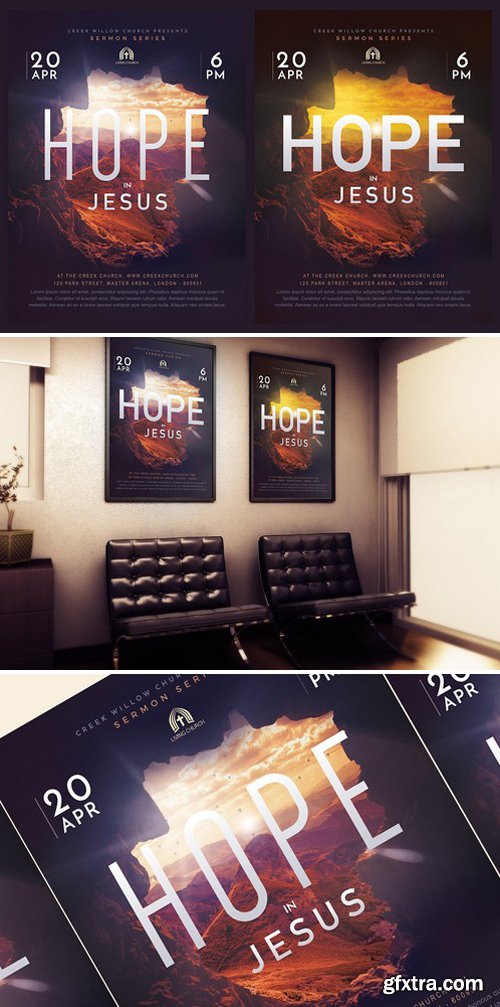CM - Church/Christian Themed Flyer - Hope 2428462