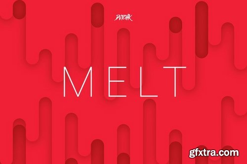 Melt  Abstract Rounded Backgrounds Vol 02