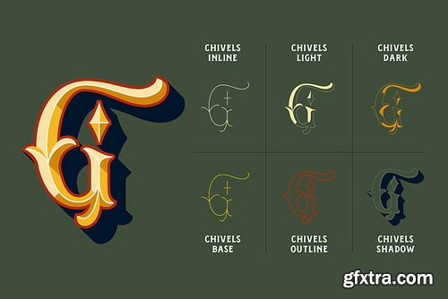 Chivels Font Family