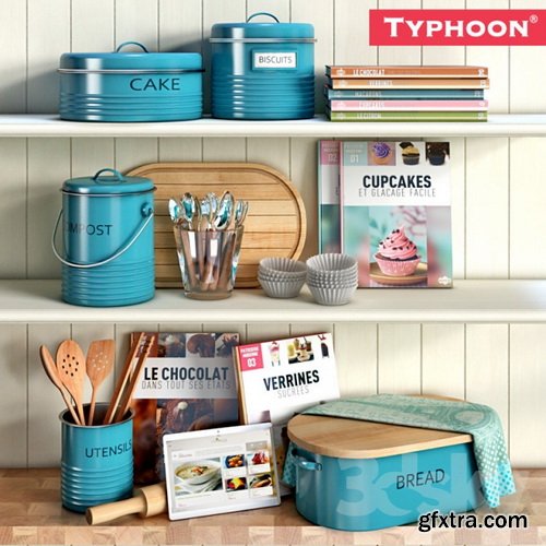 3dsky - Typhoon Vintage Kitchen Blue