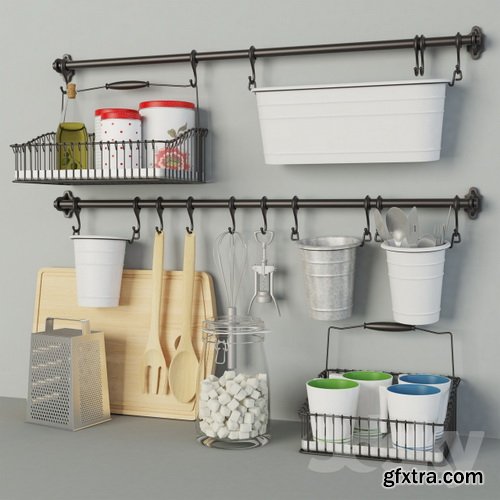 3dsky - Ikea Kitchen Set