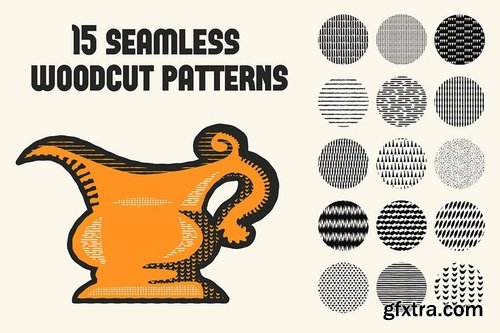 Cookbook for Woodcuts - brushes and patterns