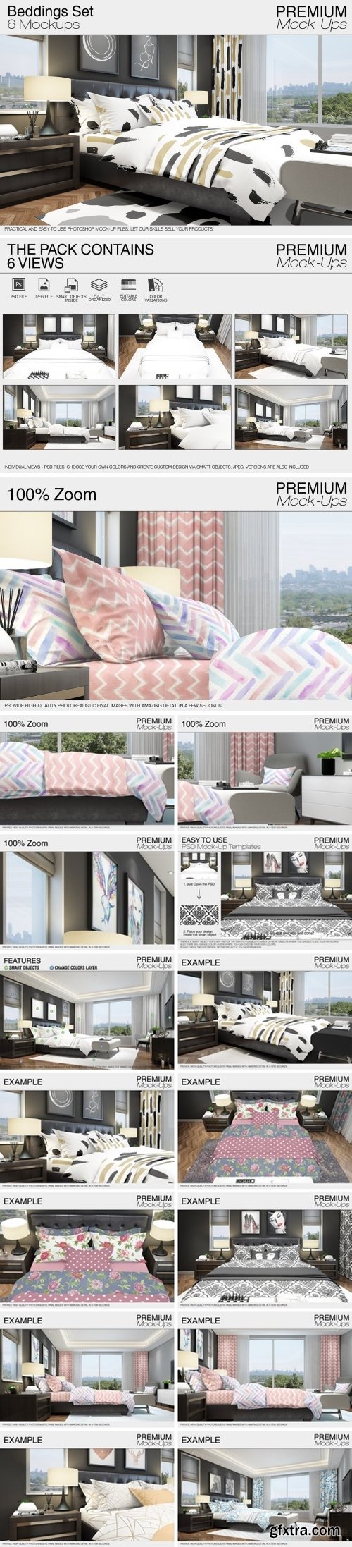 CM - Bedding Mockup Set 2108535