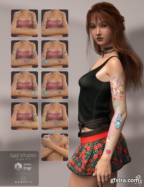 Daz3D - Pix Koko for Victoria 7 and Aiko 7