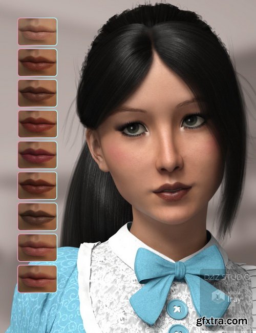 Daz3D - Pix Koko for Victoria 7 and Aiko 7