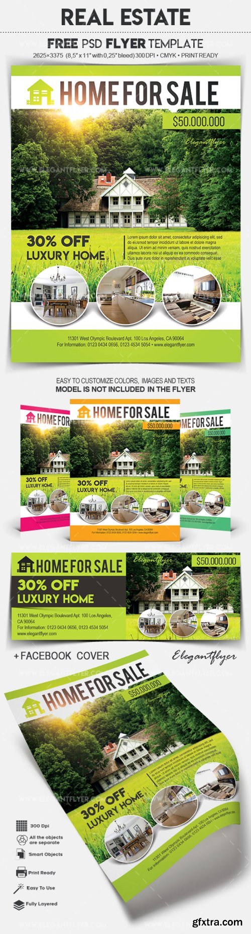 Real Estate – Flyer PSD Template