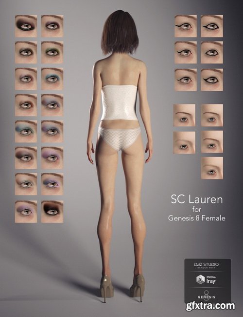 Daz3D - SC Lauren for Genesis 8 Female