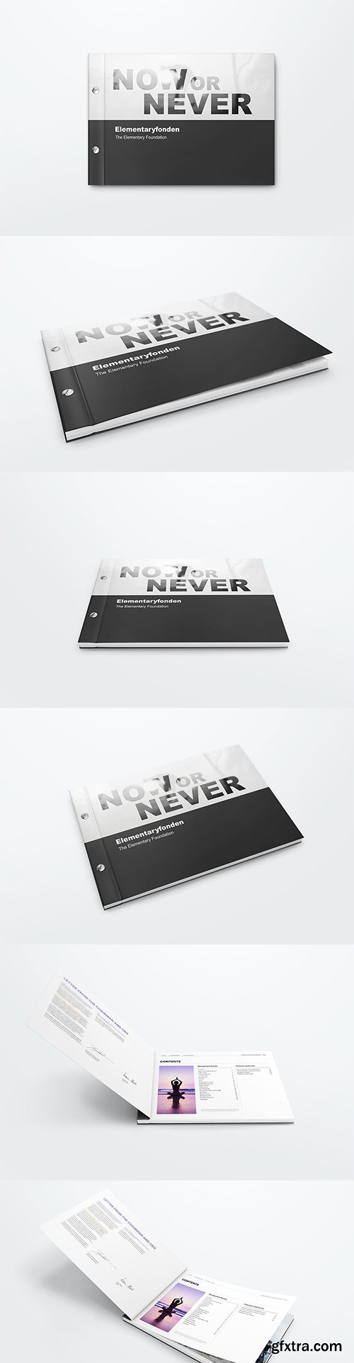 Screw Bound Book Mockups