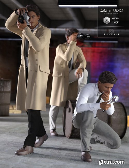 Daz3D - Detective Bundle