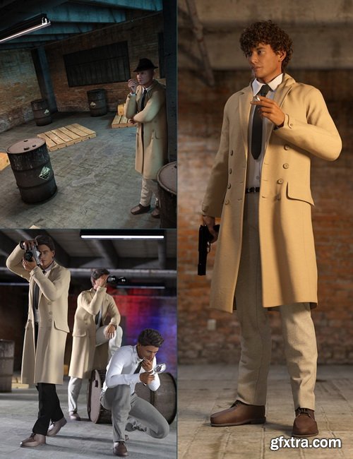 Daz3D - Detective Bundle