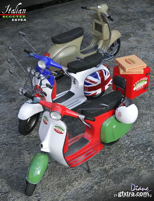 Daz3D - Italian Scooter Bundle