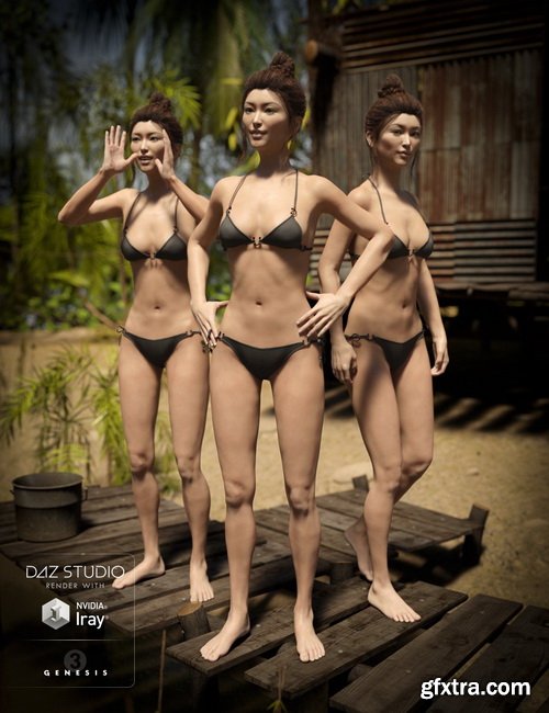 Daz3D - Asian River Bundle