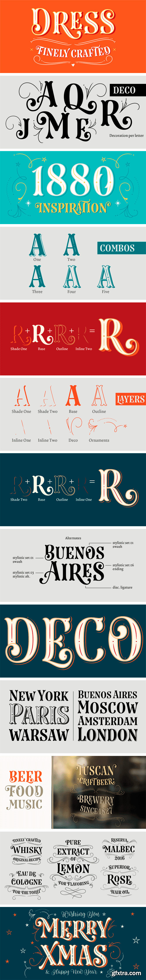 Dress Font Family