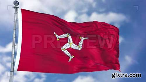 Isle of Man Flag Animation - Motion Graphics 73620