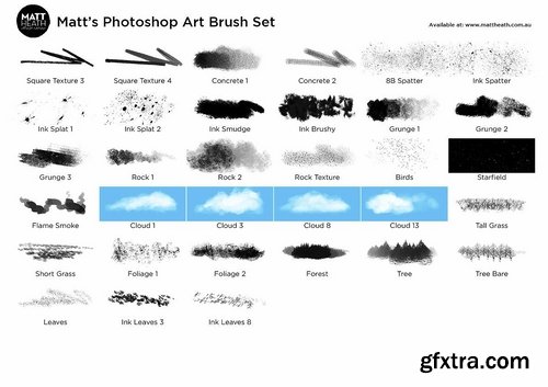 CM - Matt's Photoshop Art Brush Set 2420400