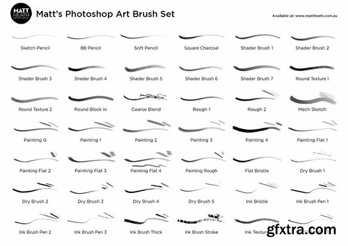 CM - Matt's Photoshop Art Brush Set 2420400