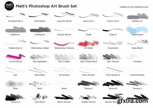 CM - Matt's Photoshop Art Brush Set 2420400