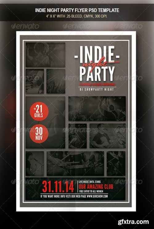 Graphicriver - Indie Party Night Flyer 8524814