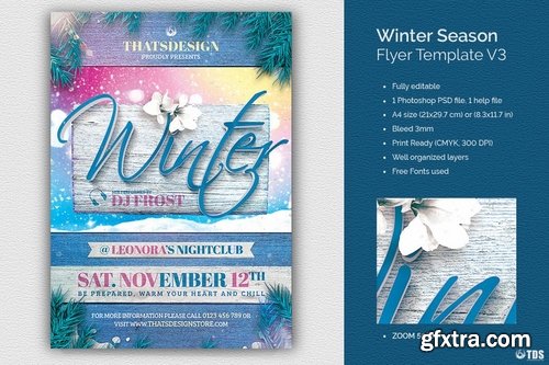 GraphicRiver - Winter Season Flyer Template V3 19159363