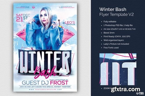 GraphicRiver - Winter Bash Flyer Template V2 19077903