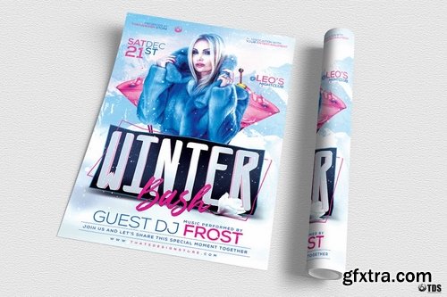 GraphicRiver - Winter Bash Flyer Template V2 19077903