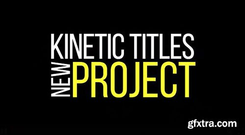 Kinetic Titles - Premiere Pro Templates 78477