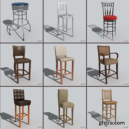 DigitalXModels - 3D Model Collection - Volume 10: CHAIRS