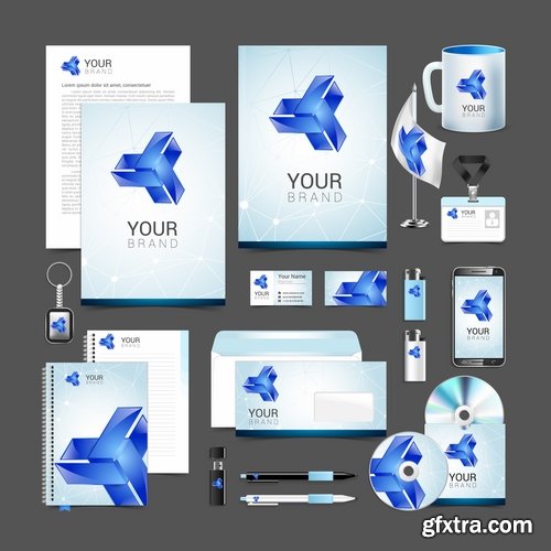 Corporate business template brochure card flyer banner sketch 25 EPS