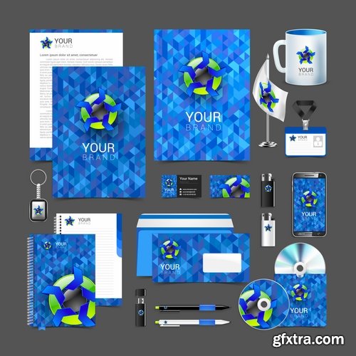 Corporate business template brochure card flyer banner sketch 25 EPS