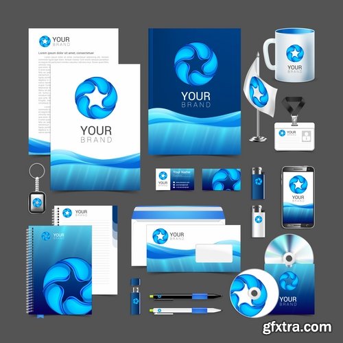 Corporate business template brochure card flyer banner sketch 25 EPS