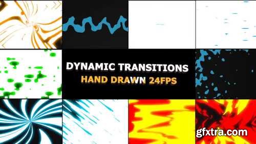 MA - Dynamic Elemental Transitions Stock Motion Graphics 56543