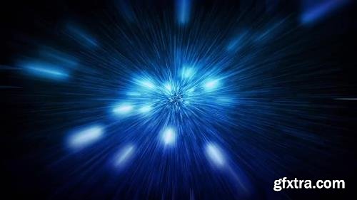 MA - Blue Rays Motion Stock Motion Graphics 56515