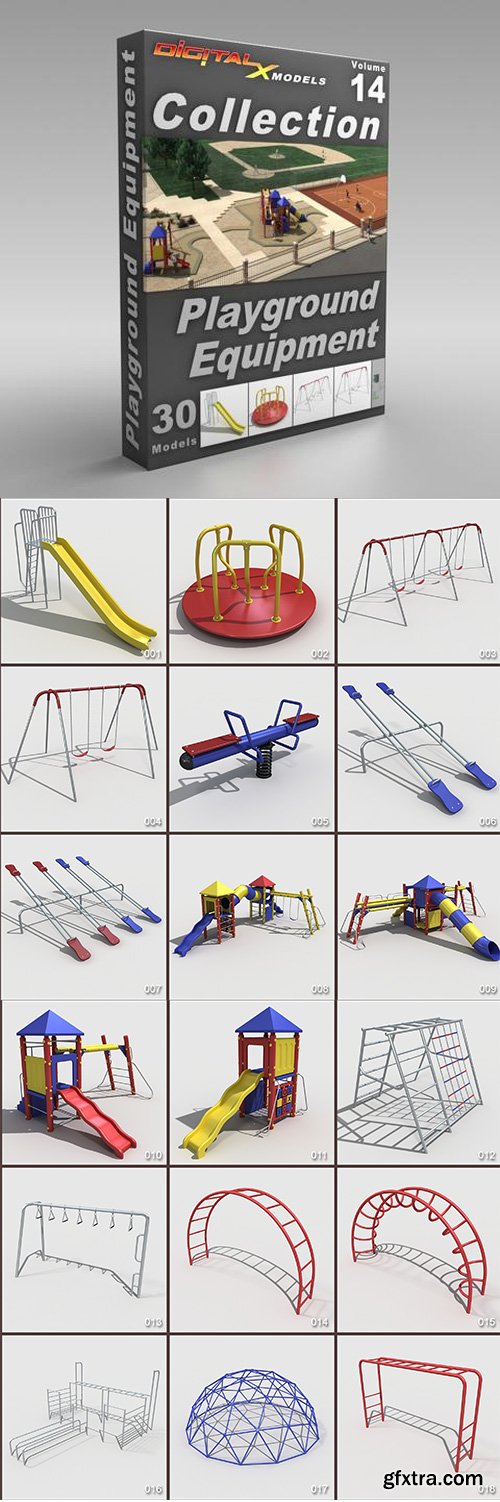 DigitalXModels - 3D Model Collection - Volume 14: PLAYGROUND