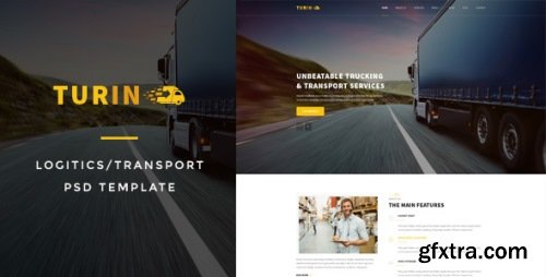 ThemeForest - Turin : Logistics/Transport PSD Template - 18027949