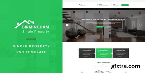 ThemeForest - Brimingham : Single Property PSD Template - 18027913