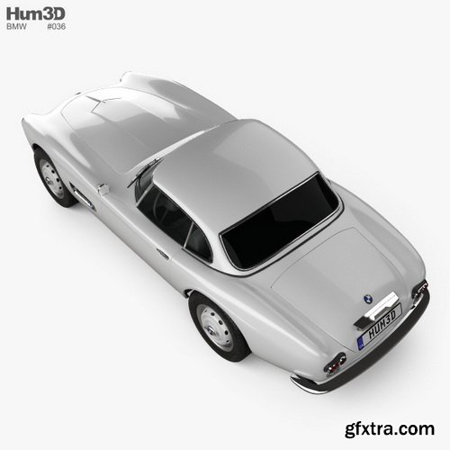 BMW 507 Coupe 1959 3D Model