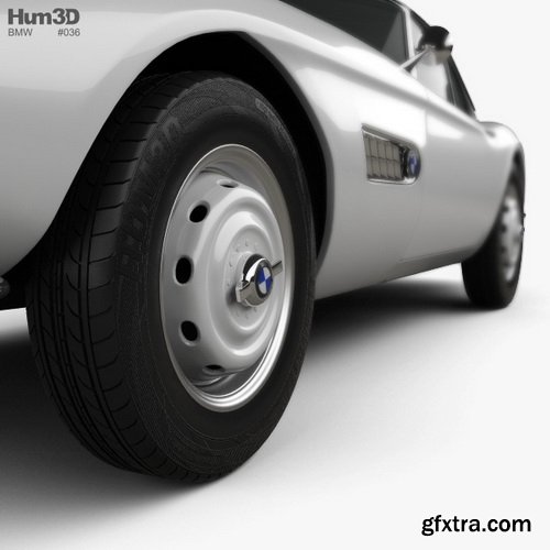 BMW 507 Coupe 1959 3D Model