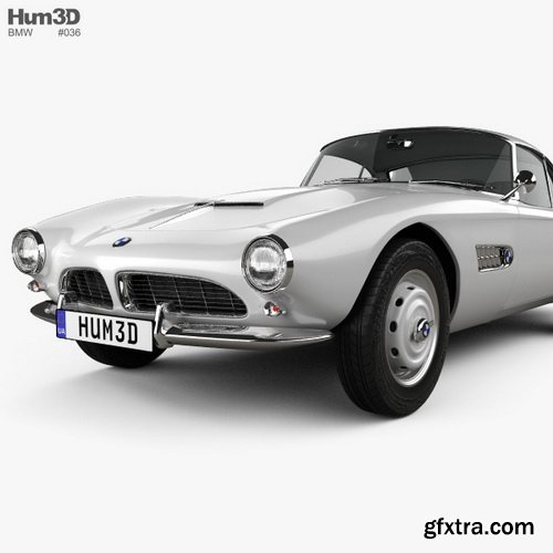 BMW 507 Coupe 1959 3D Model