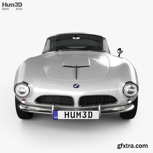 BMW 507 Coupe 1959 3D Model