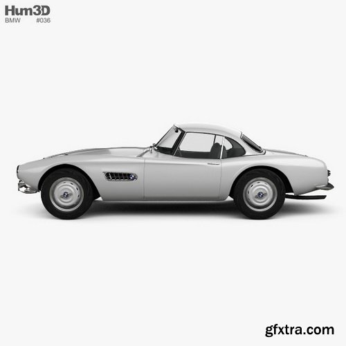 BMW 507 Coupe 1959 3D Model