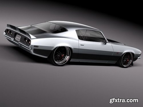 Chevrolet Camaro 1970 Pro Touring 3D Model