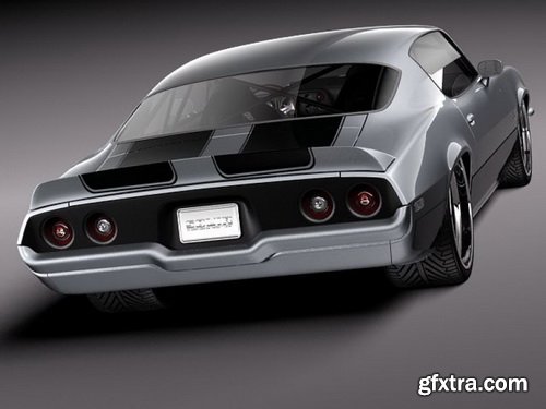 Chevrolet Camaro 1970 Pro Touring 3D Model