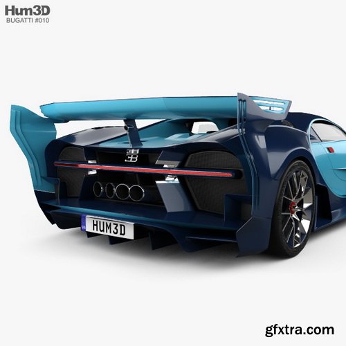 Bugatti Vision Gran Turismo 2015 3D model