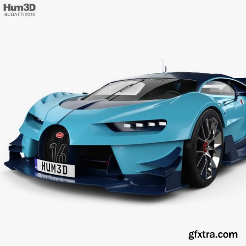 Bugatti Vision Gran Turismo 2015 3D model