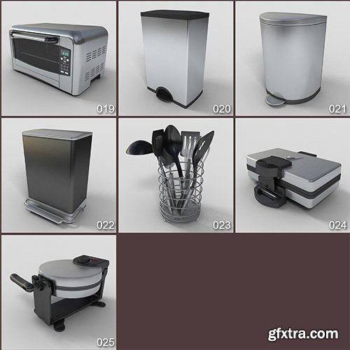 DigitalXModels - 3D Model Collection - Volume 23: SMALL APPLIANCES