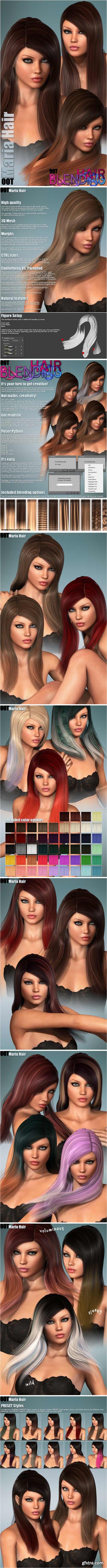 DAZ3D - MARIA HAIR AND OOT HAIRBLENDING 000165