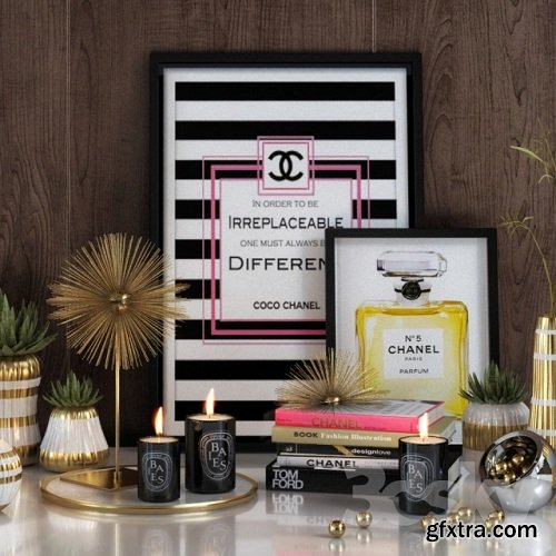 Chanel decorative set