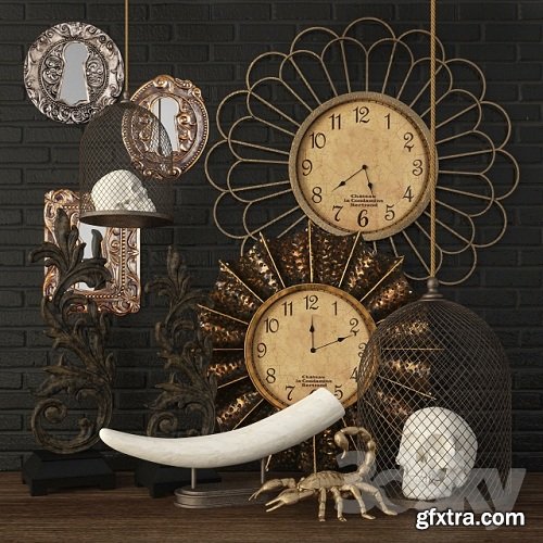 Vintage Accessories 3d Model