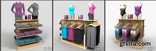 DigitalXModels - 3D Model Collection - Volume 33: ATHLETIC APPAREL