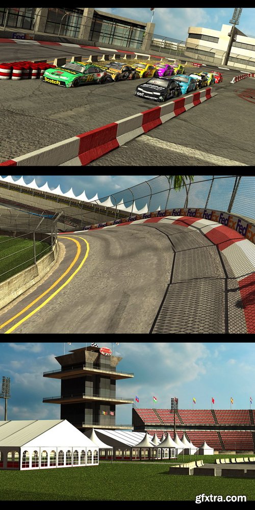 Daz3D - Power Speedway